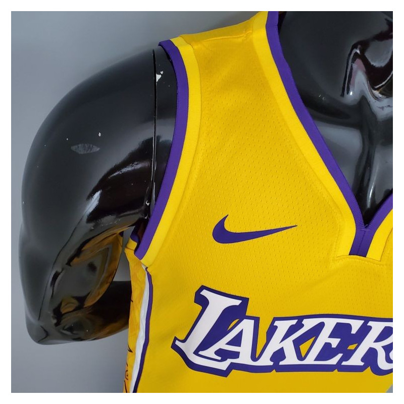 Camiseta Nba Carmelo Anthony Los Angeles Lakers Amarilla Silk Version