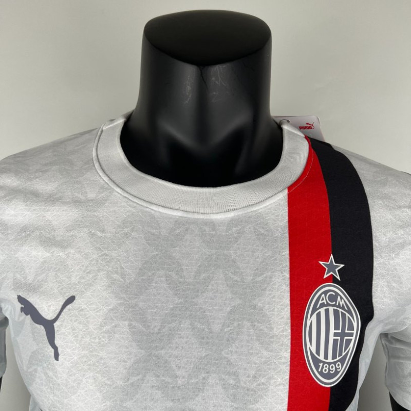 Camiseta Fútbol AC Milan Segunda Equipación Versión Jugador 2023 2024