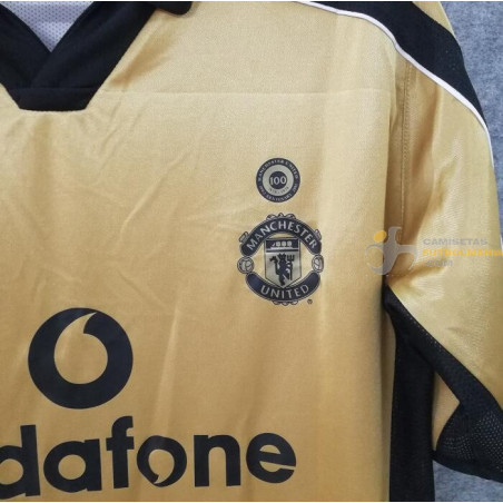 Camiseta Manchester United Retro Cl Sica Centenario Vintage Jersey