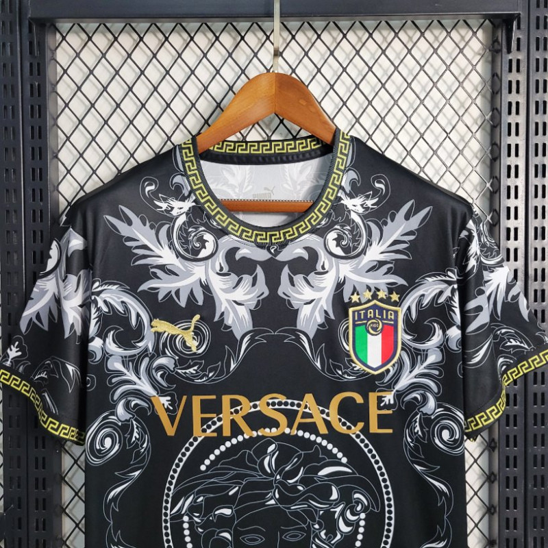 Camiseta F Tbol Italia Edici N Versace Black