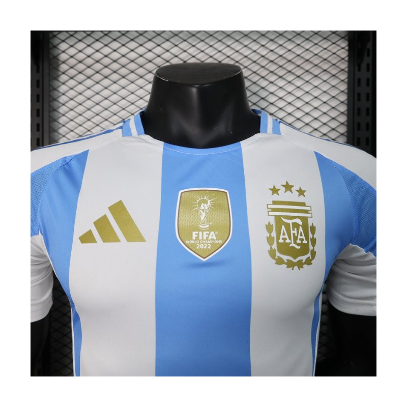 Camiseta Argentina Primera Equipación Versión Jugador Copa America 2024