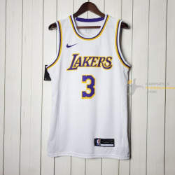 Camiseta NBA Anthony Davis Los Angeles Lakers Blanca 2020-2021