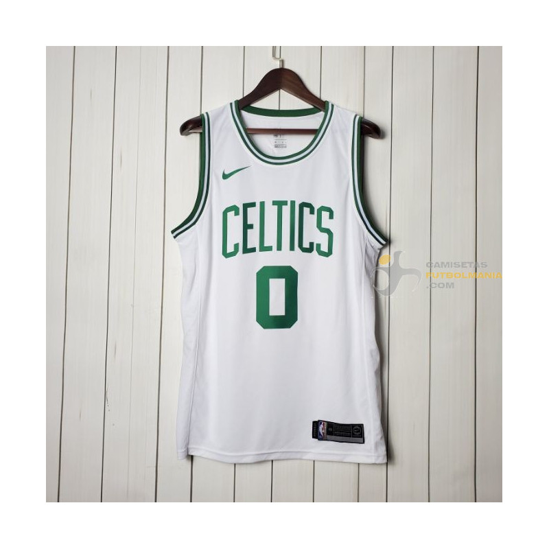 ven Asalto Extranjero Camiseta NBA Jayson Tatum de los Boston Celtics Blanca 2020-2021