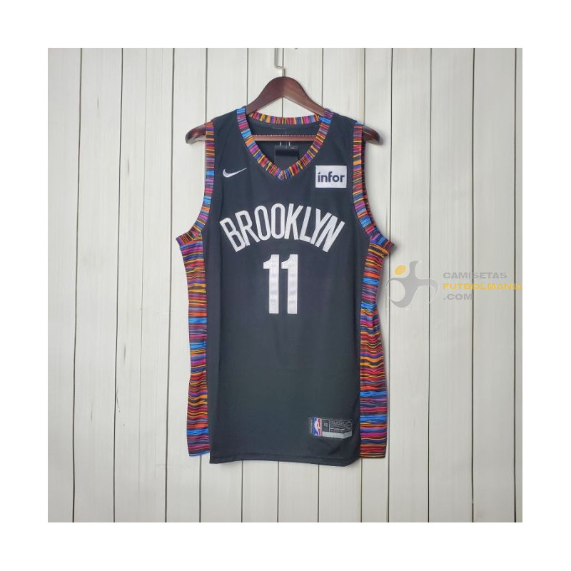 Camiseta NBA Kyrie Irving de Brooklyn Nets Versión Bordada 2020-2021