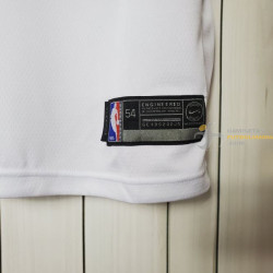 Camiseta NBA Kyrie Irving de Brooklyn Nets Blanca Bordado 2020-2021