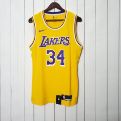 Camiseta NBA Shaquille O'Neal 34 Lakers Edición ...