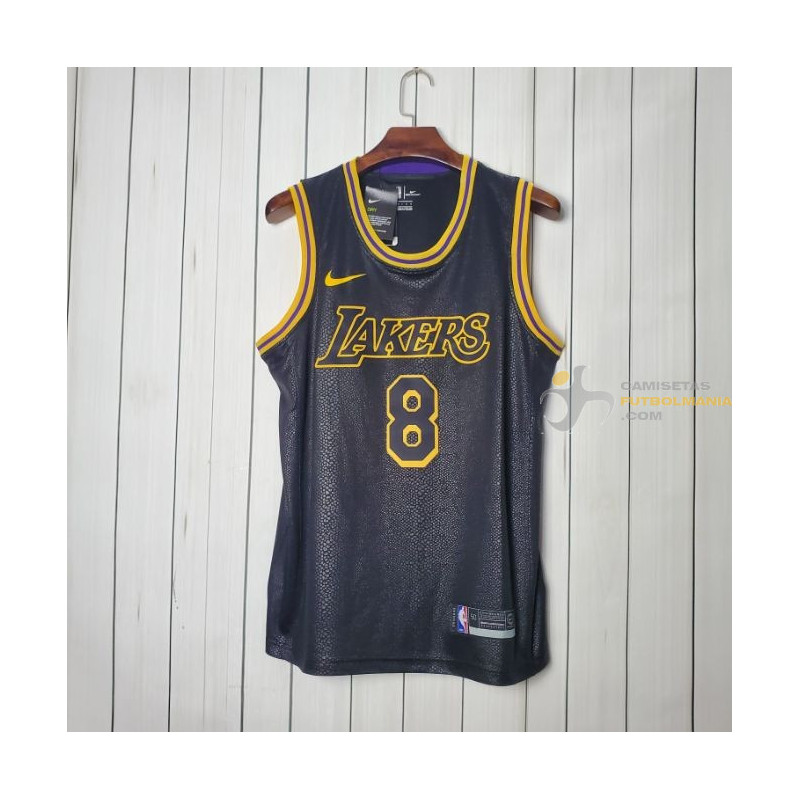 Mujer joven Rancio Sur Camiseta NBA Kobe Bryant 8 Los Angeles Lakers Negra 2020-2021