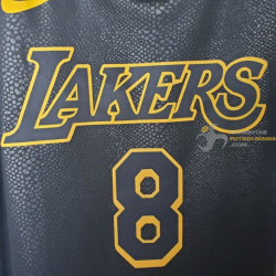 Camiseta NBA Kobe Bryant 8 Los Angeles Lakers Negra 2020-2021