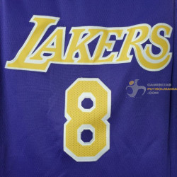 Camiseta NBA Kobe Bryant 8 Los Angeles Lakers Púrpura 2020-2021