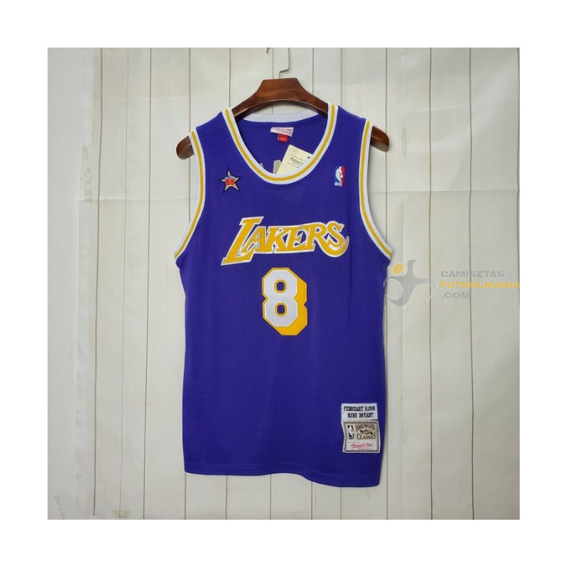 Camiseta NBA Kobe Bryant 8 Los Angeles Lakers Retro Clásica 8 1998