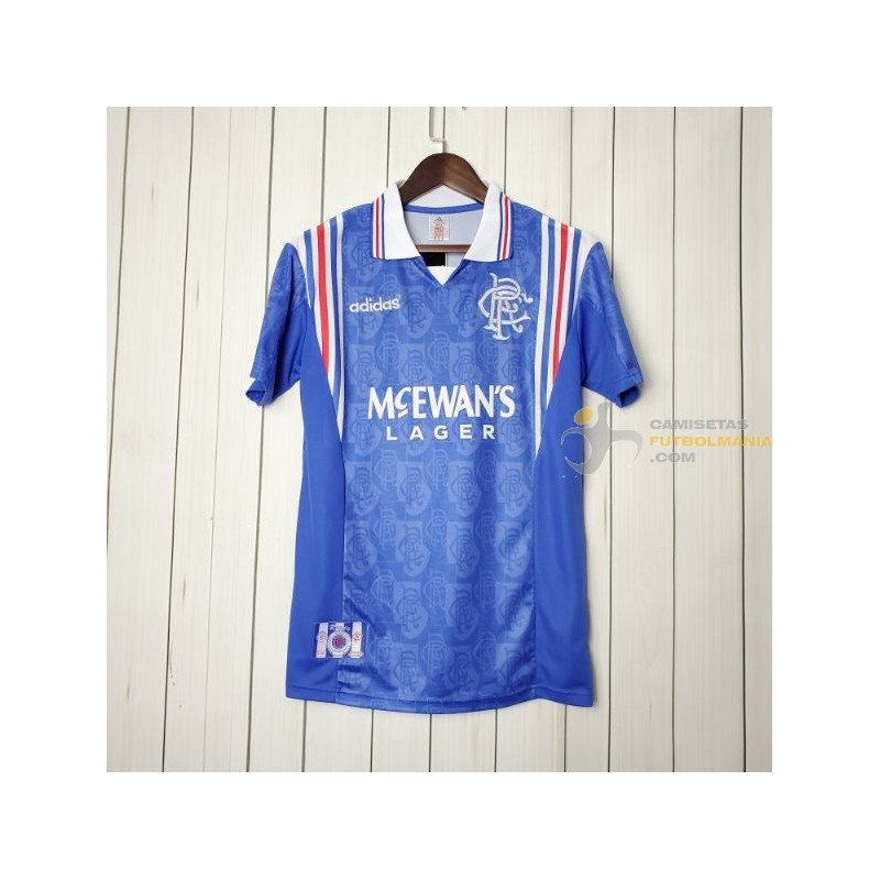 Camiseta Glasgow Rangers Retro Clásica 1996-1997