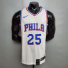 Camiseta NBA Ben Simmons Philadelphia 76ers Blanca 2020-2021