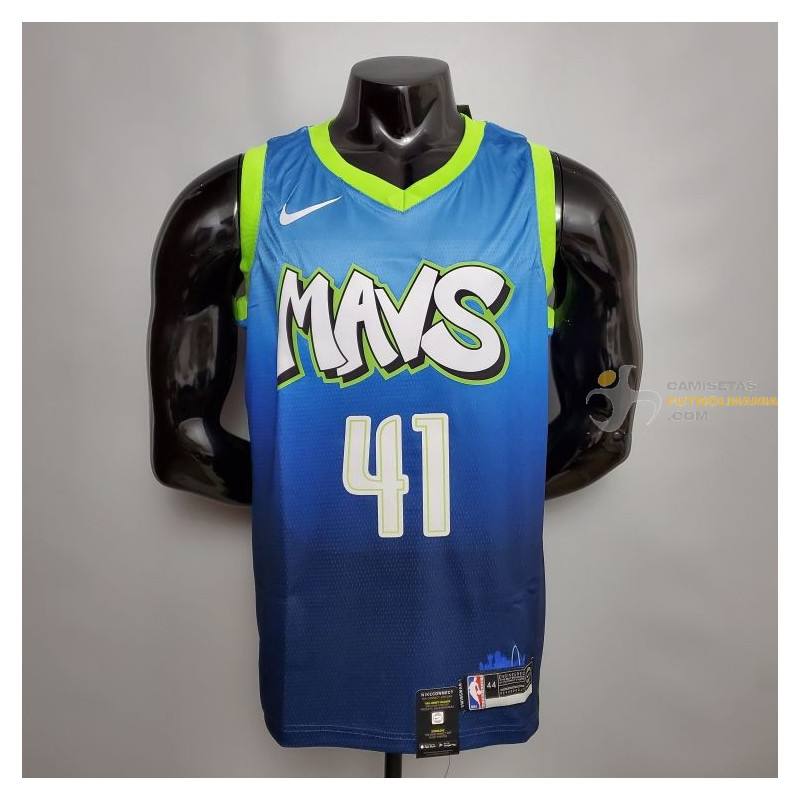 nuestra Elasticidad Despertar Camiseta NBA Dirk Nowitzki 41de los Dallas Mavericks 2020-2021