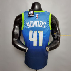 Camiseta NBA Dirk Nowitzki 41de los Dallas Mavericks 2020-2021