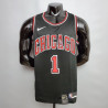 Camiseta NBA Derrick Rose de los Chicago Bulls Negra 2020-2021