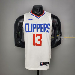 Camiseta NBA Paul George Los Angeles Clippers Blanco 2020-2021
