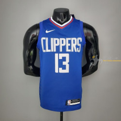 Camiseta NBA Paul George Los Angeles Clippers Azul 2020-2021