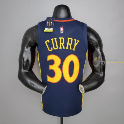 Camiseta NBA Stephen Curry de Los Golden State Warriors Azul Oscuro 2020-2021