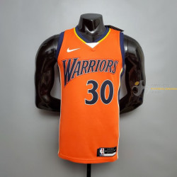 Camiseta NBA Stephen Curry de Los Golden State Warriors Naranja 2020-2021