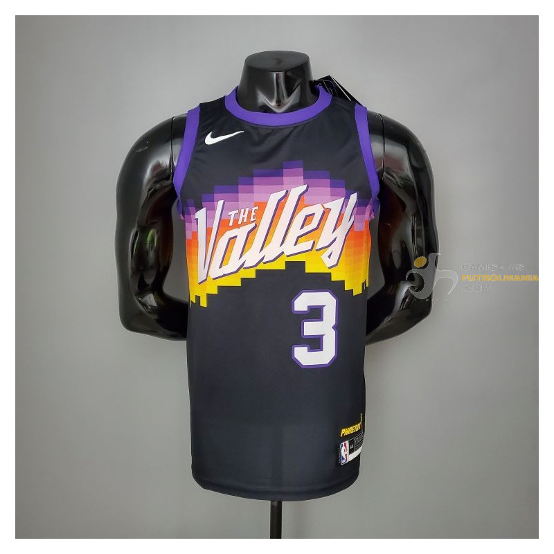 Camiseta NBA Chris Paul Phoenix Suns Negra 2021