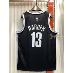 Camiseta NBA James Harden de Brooklyn Nets Negra 2020-2021