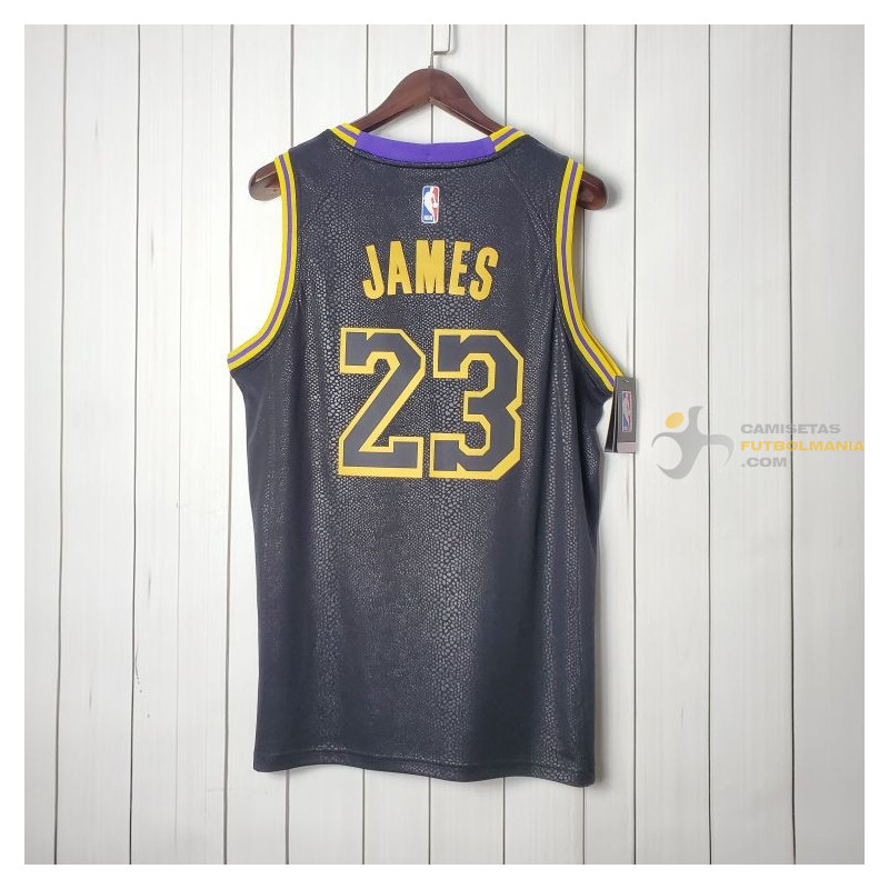 Camiseta James Los Angeles Lakers Negra