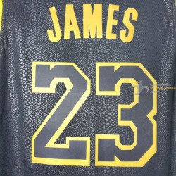 matriz seguramente embarazada Camiseta NBA Lebron James Los Angeles Lakers Negra 2019-2020