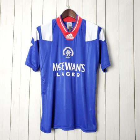 Camiseta Glasgow Rangers Retro Clásica 1992-1994
