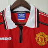Camiseta Manchester United Retro Clásica 1998-1999