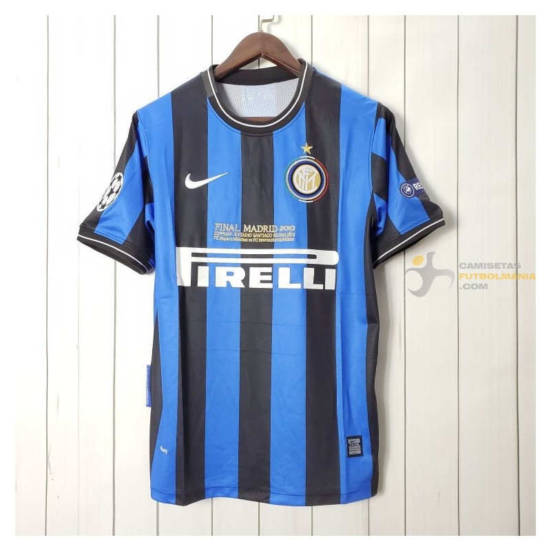 Camiseta Inter Milán Retro Clásica Final Champions 2010
