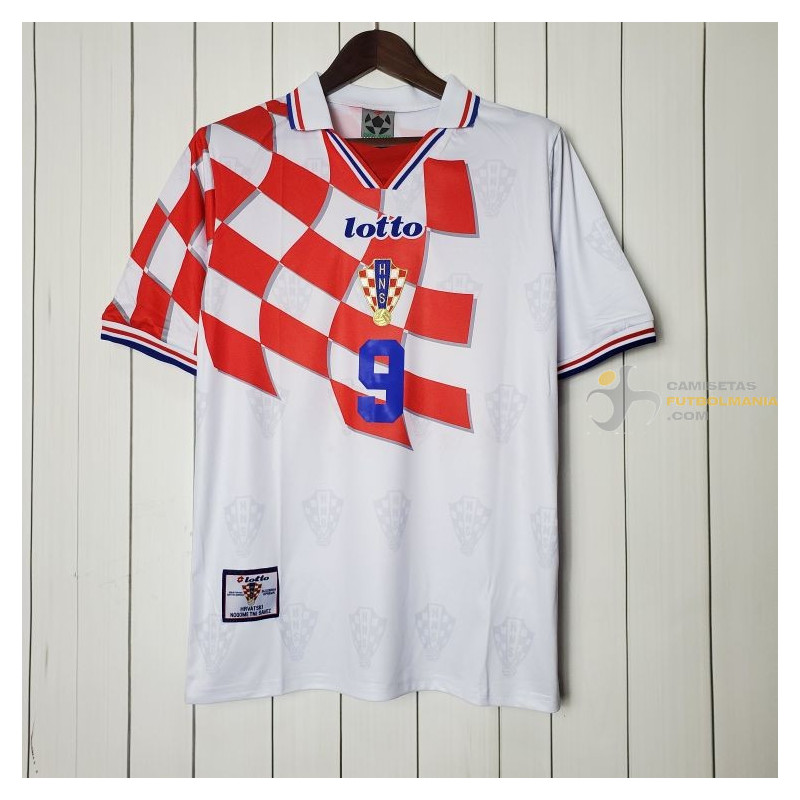 Camiseta Croacia Primera Equipación Retro Clásica 1998