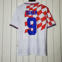 Camiseta Croacia Primera Equipación Retro Clásica 1998