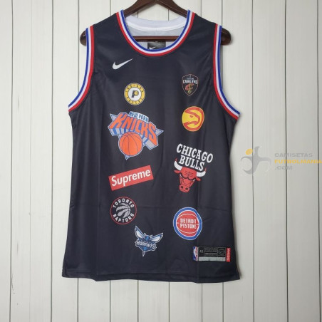 Posibilidades Lima Guiño Camiseta NBA All Star Supreme Negra 2020-2021