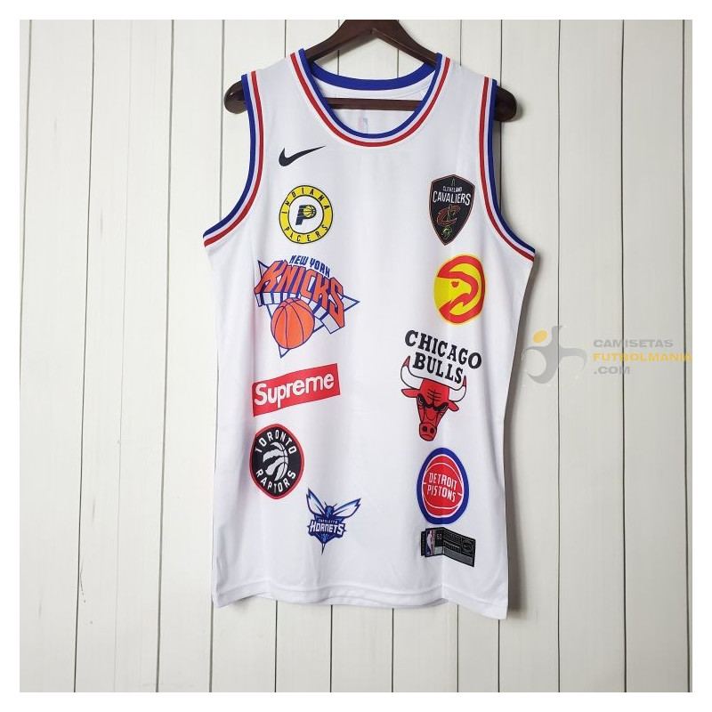Camiseta NBA Star Supreme Blanca 2020-2021