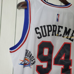 Camiseta NBA Star Supreme Blanca 2020-2021