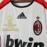 Camiseta AC Milán Retro Clásica Manga Larga Segunda Equipación Final Champions 2006-2007