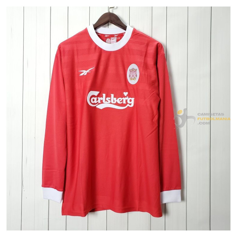 Camiseta Liverpool Retro Clásica Manga Larga 1996-1997