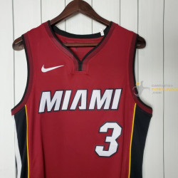 Camiseta NBA Dwyane Wade Miami Heat Roja 2020-2021