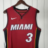 Camiseta NBA Dwyane Wade Miami Heat Roja 2020-2021