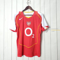Camiseta Arsenal Primera Equipación Retro Clásica 2004-2005