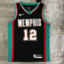 Camiseta NBA Ja Morant de los Memphis Grizzlies Negra 2020-2021