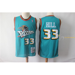 NBA Grant Hill Detroit Pistons Clásica Azul 1998-1999