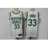 Camiseta NBA Larry Bird de los Boston Celtics Replica Clásica Blanca