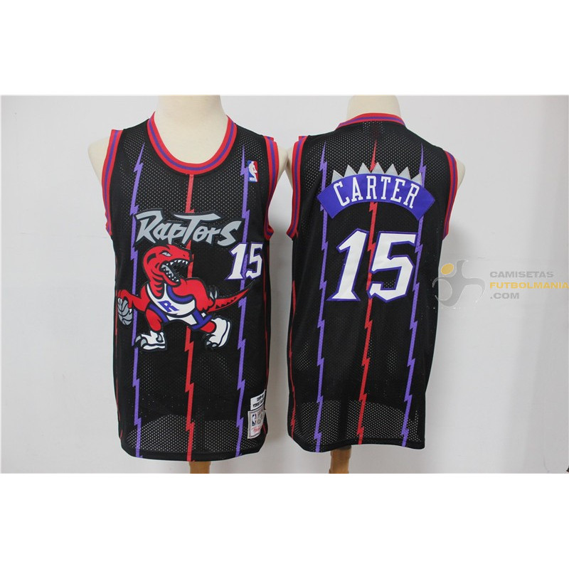 Camiseta NBA Vince Carter Toronto Raptors Negra 1998-1999