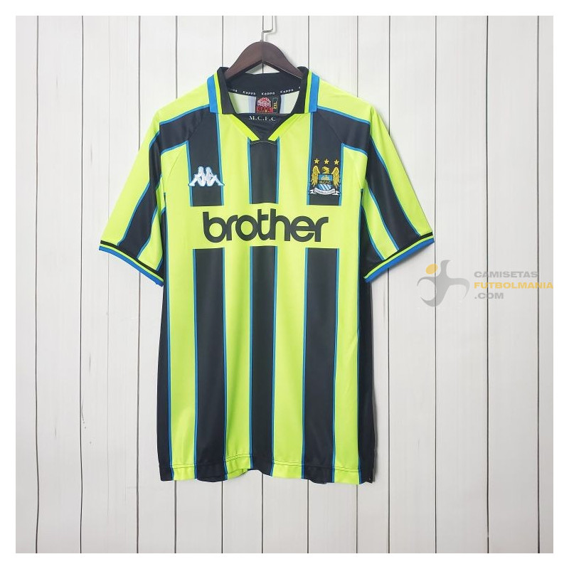 Camiseta Manchester City Retro Clásica 1998-1999