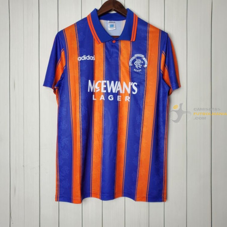 Camiseta Glasgow Rangers Segunda Equipación Retro Clásica 1993-1994