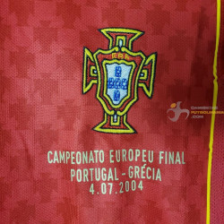 Camiseta Portugal Primera Equipación Retro Clásica 2004