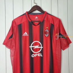 Camiseta AC Milán Retro Clásica 2004-2005