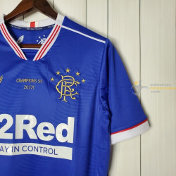 Camiseta Glasgow Rangers Primera Equipación Champions Edition 2020-2021