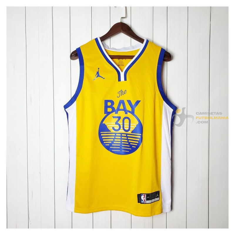 asistencia ira Compositor Camiseta NBA Stephen Curry de Los Golden State Warriors The Bay 2021